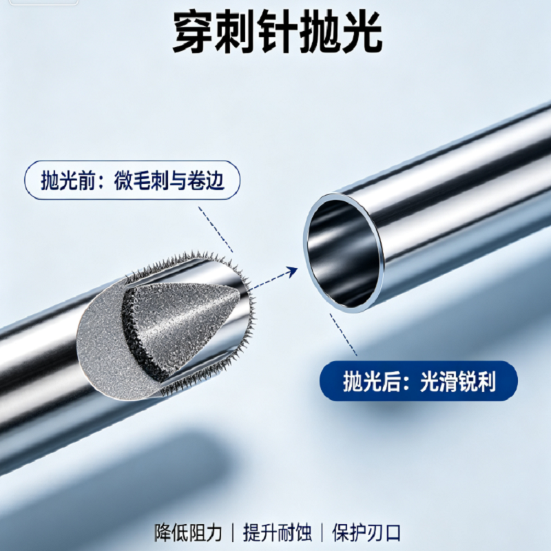 苏州别被光亮的外表骗了！穿刺针抛光到底在抛什么？